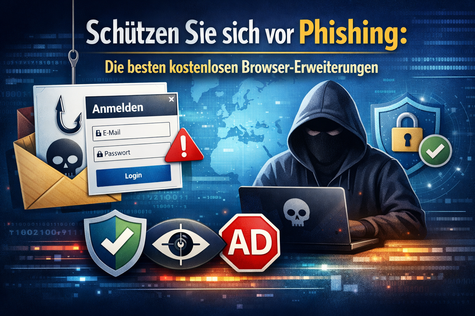 Schützen Sie sich vor Phishing: Die besten kostenlosen Browser-Erweiterungen
