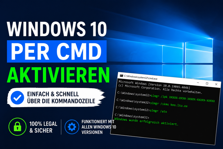 Windows 10 per CMD altivieren