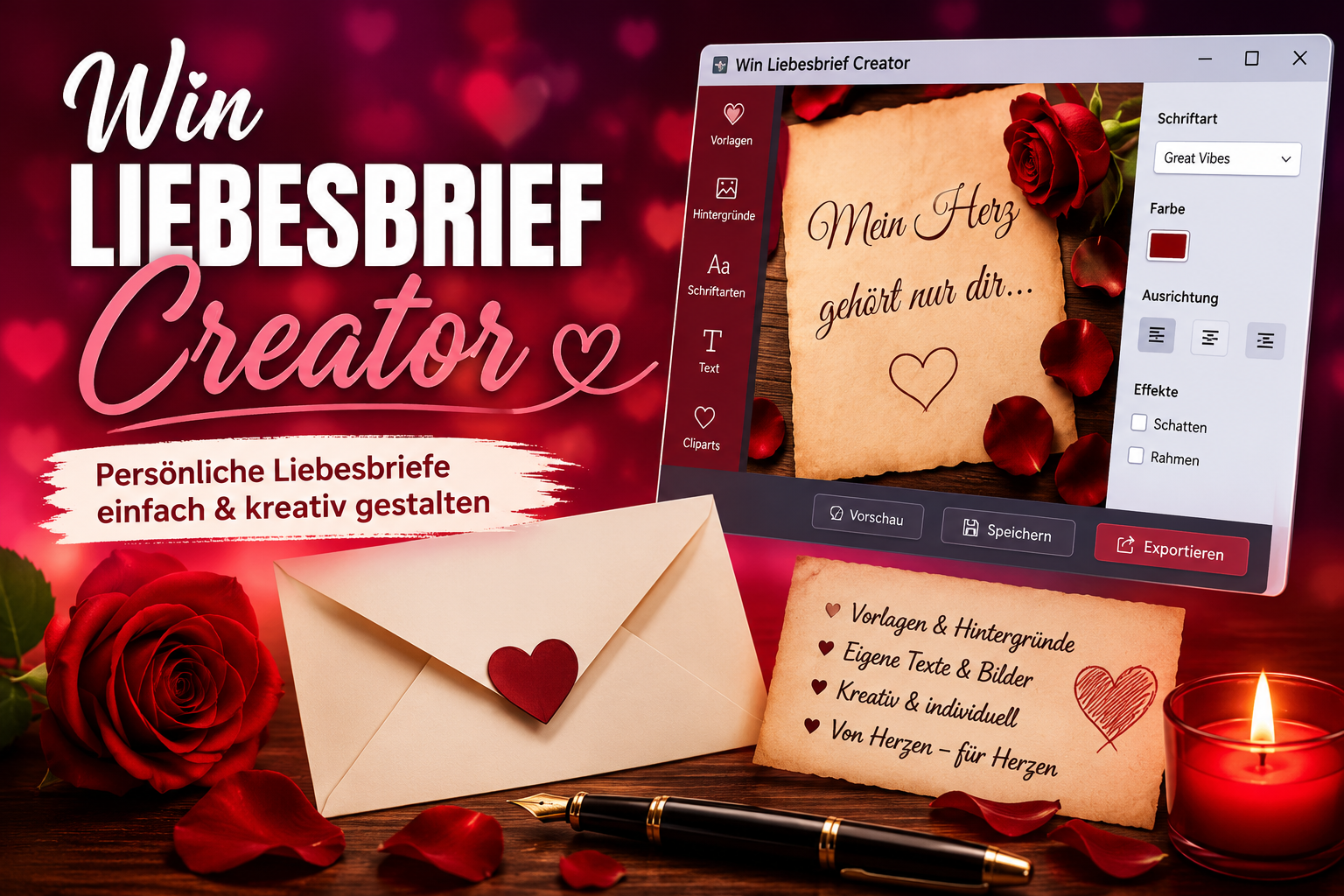 Win Liebesbrief Creator